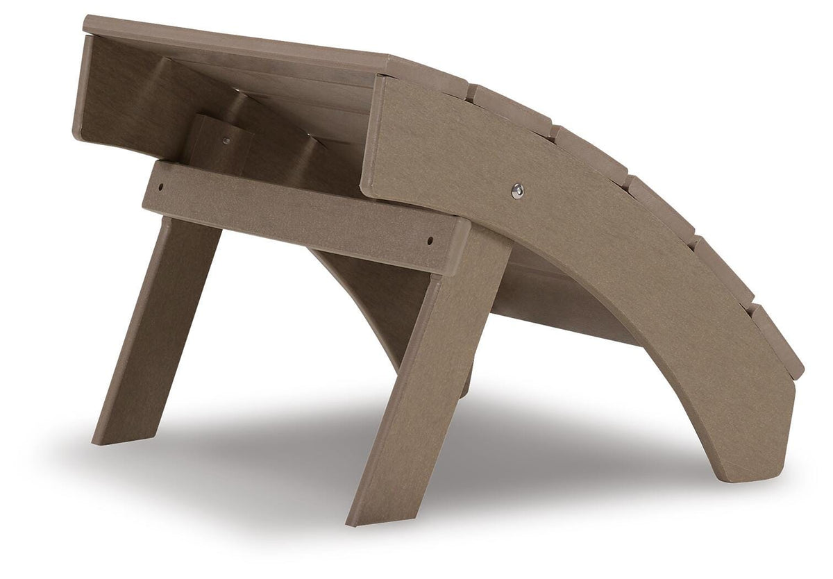 Byron Ottoman in Driftwood
