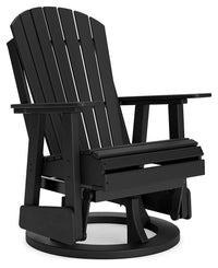 Kiama Park Outdoor Swivel Glider Chair in Black