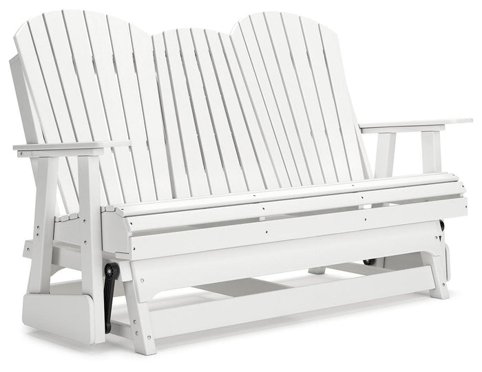 Kiama Park Outdoor Glider Loveseat in White