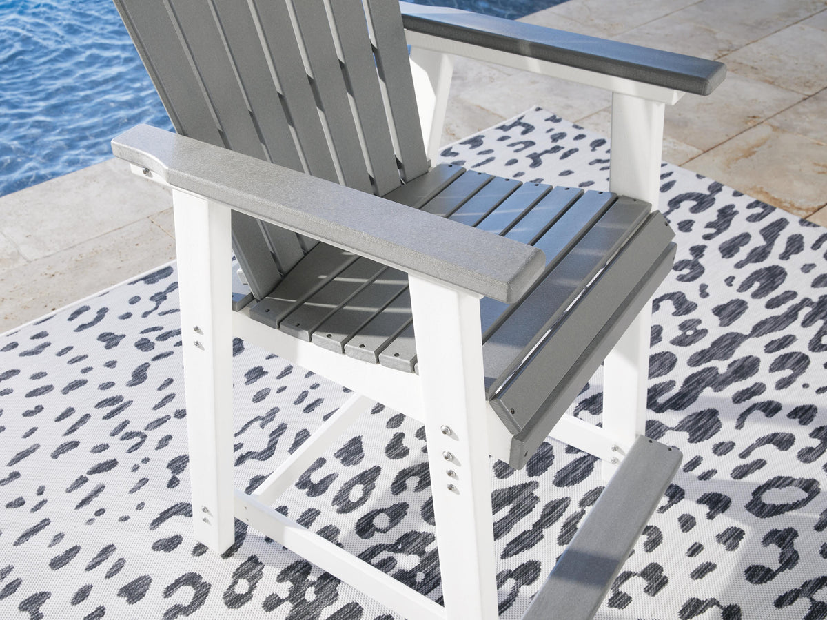 Currarong Outdoor Counter Height Bar Stool (Set of 2)