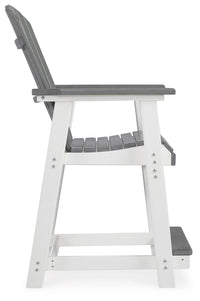 Currarong Outdoor Counter Height Bar Stool (Set of 2)
