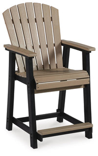 Huskisson Outdoor Counter Height Bar Stool (Set of 2)