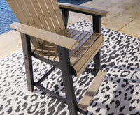 Huskisson Outdoor Counter Height Bar Stool (Set of 2)