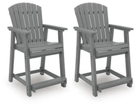 Ironvale Point Outdoor Counter Height Bar Stool (Set of 2)