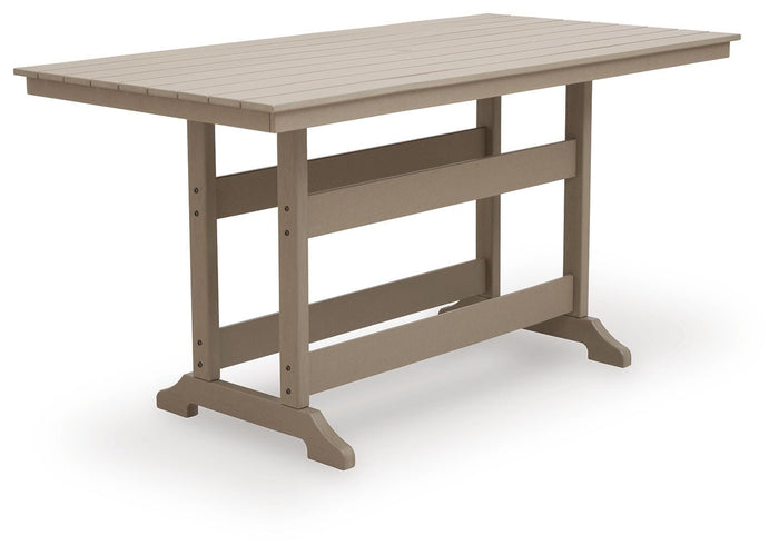 Ashworth Cross Outdoor Counter Height Dining Table