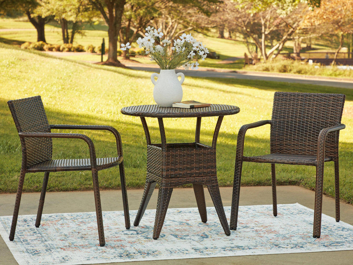 Hartwell Cross Outdoor Table and 2 Chairs