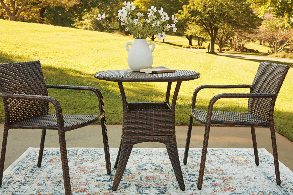 Hartwell Cross Outdoor Table and 2 Chairs
