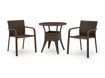 Hartwell Cross Outdoor Table and 2 Chairs
