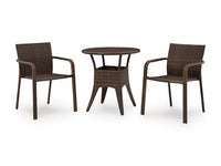 Hartwell Cross Outdoor Table and 2 Chairs