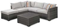 Vantage Cross 4-piece Outdoor Sectional Set