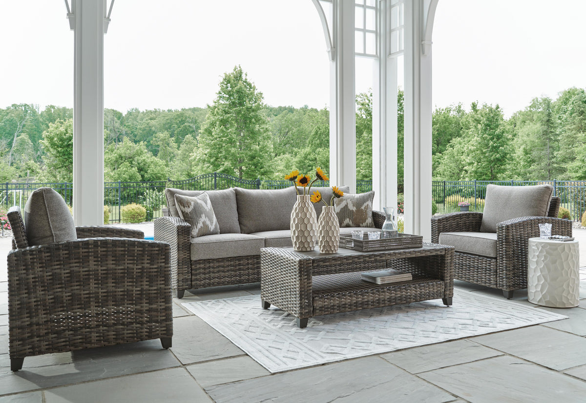 Corvo Bay Outdoor Sofa/Chairs/Table Set (Set of 4)
