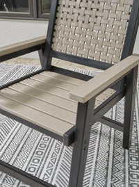 Marchesa Outdoor Dining Table with 2 Swivel Arm Chairs and 4 Arm Chairs