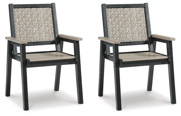 Mount Valley Arm Chair (set Of 2)