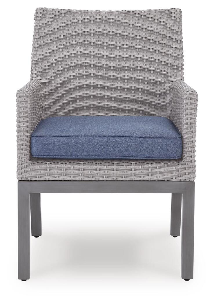 Kellan Bay Outdoor Arm Chair with Cushion (Set of 2)