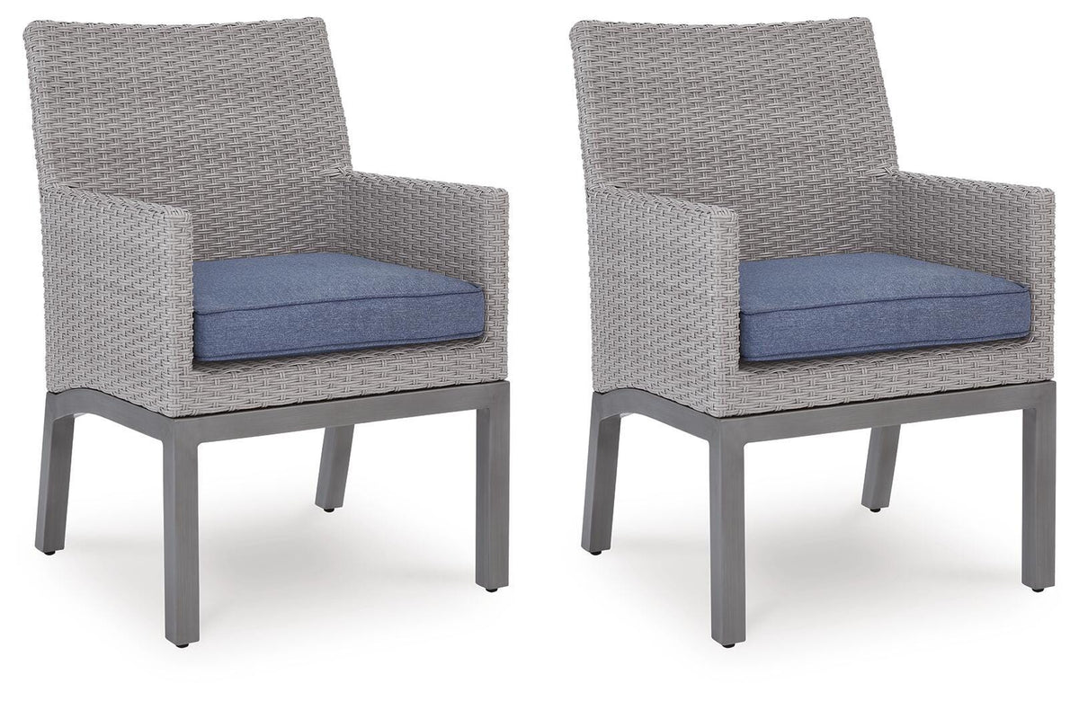 Kellan Bay Outdoor Arm Chair with Cushion (Set of 2)