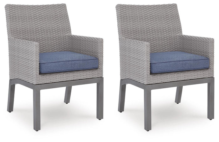 Kellan Bay Outdoor Arm Chair with Cushion (Set of 2)