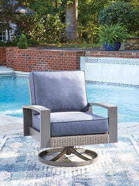 Kellan Bay Outdoor Swivel Lounge Chair with Cushion