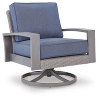 Kellan Bay Outdoor Swivel Lounge Chair with Cushion