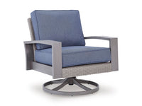 Kellan Bay Outdoor Swivel Lounge Chair with Cushion
