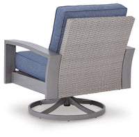 Kellan Bay Outdoor Swivel Lounge Chair with Cushion