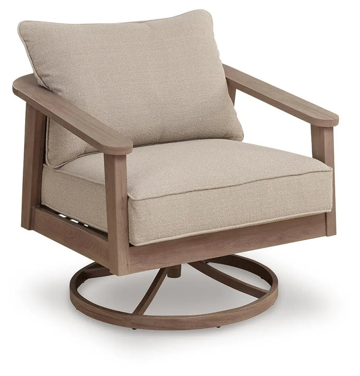 Currarong Vale Outdoor Swivel Lounge with Cushion