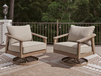 Iluka Outdoor Swivel Lounge with Cushion