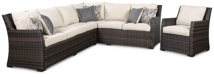 Bermagui Park Sofa Sectional and 2 Lounge Chairs