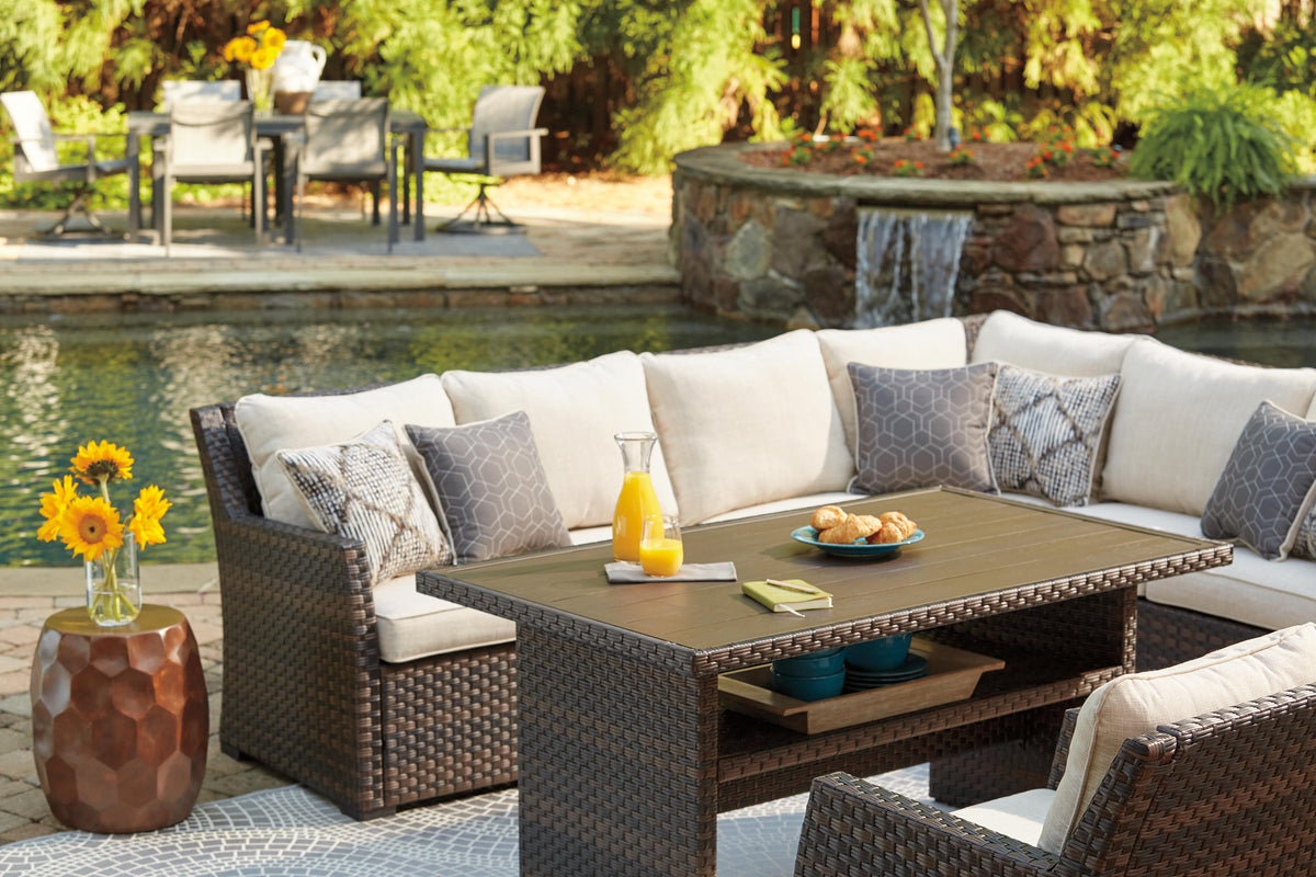 Bermagui Park 3-Piece Sofa Sectional/Chair with Cushion