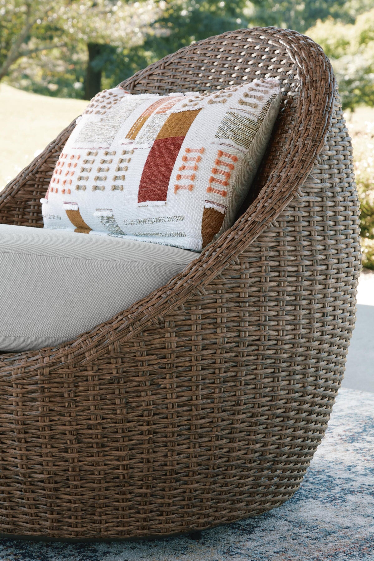 Millie Park Outdoor Loveseat/2 Swivel Chairs (Set of 3)