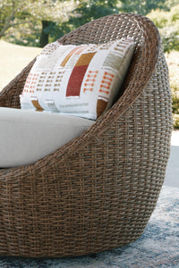 Millie Park Outdoor Loveseat/2 Swivel Chairs (Set of 3)