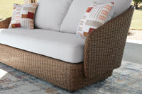 Millie Park Outdoor Loveseat/2 Swivel Chairs (Set of 3)