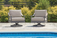 Marlow Bay Outdoor Swivel Lounge with Cushion