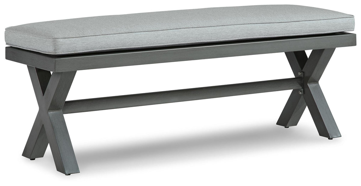 Axis Outdoor Bench with Cushion