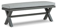 Axis Outdoor Bench with Cushion