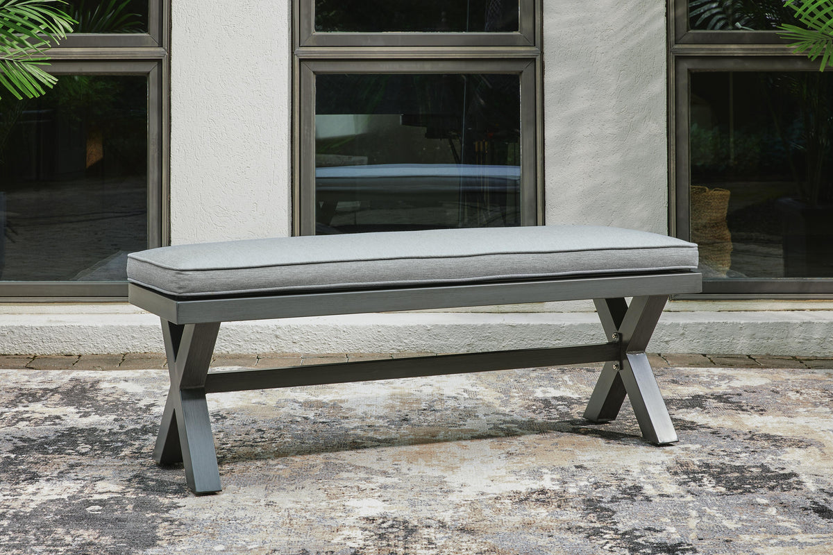 Axis Outdoor Bench with Cushion