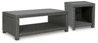 Axis Outdoor Coffee Table and End Table