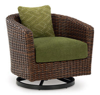 Ashdown Outdoor Swivel Lounge Chair with Cushion