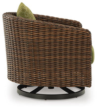 Ashdown Outdoor Swivel Lounge Chair with Cushion
