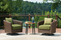 Ashdown Outdoor Swivel Lounge Chair with Cushion