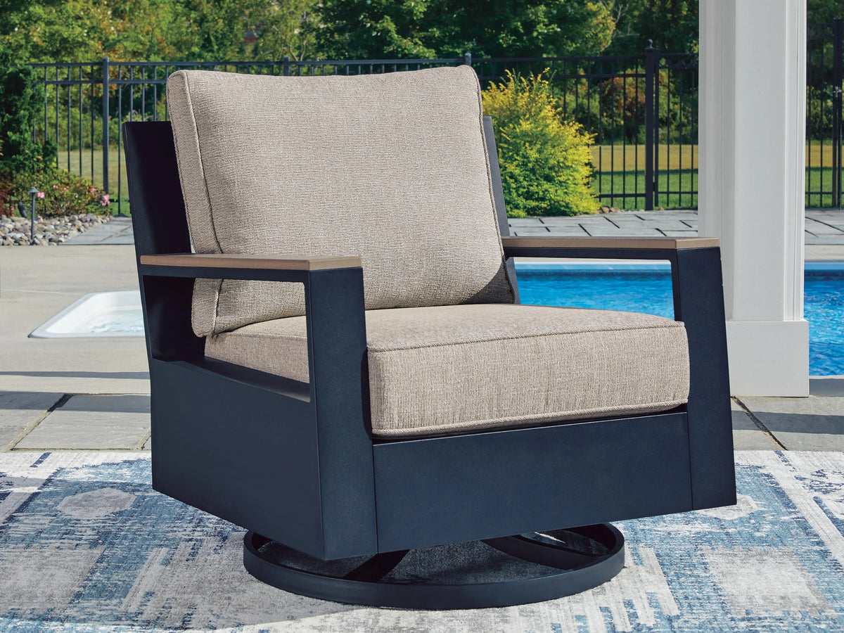 Jervis Bay Outdoor Swivel Glider Chair with Cushion