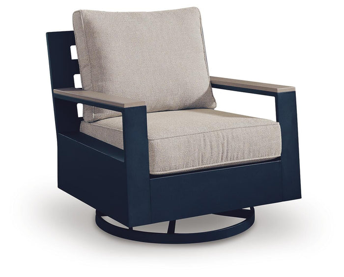 Bermagui Bay Outdoor Swivel Glider Chair with Cushion
