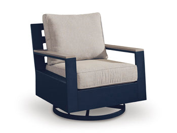 Jervis Bay Outdoor Swivel Glider Chair with Cushion