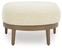 Pemberton Outdoor Ottoman with Cushion