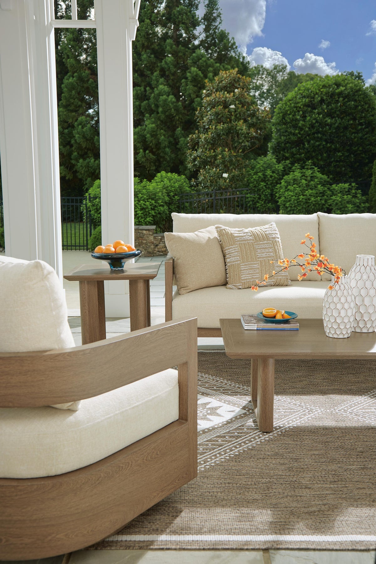 Pemberton Outdoor Sofa with Cushion