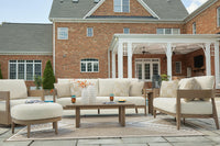 Pemberton Outdoor Ottoman with Cushion