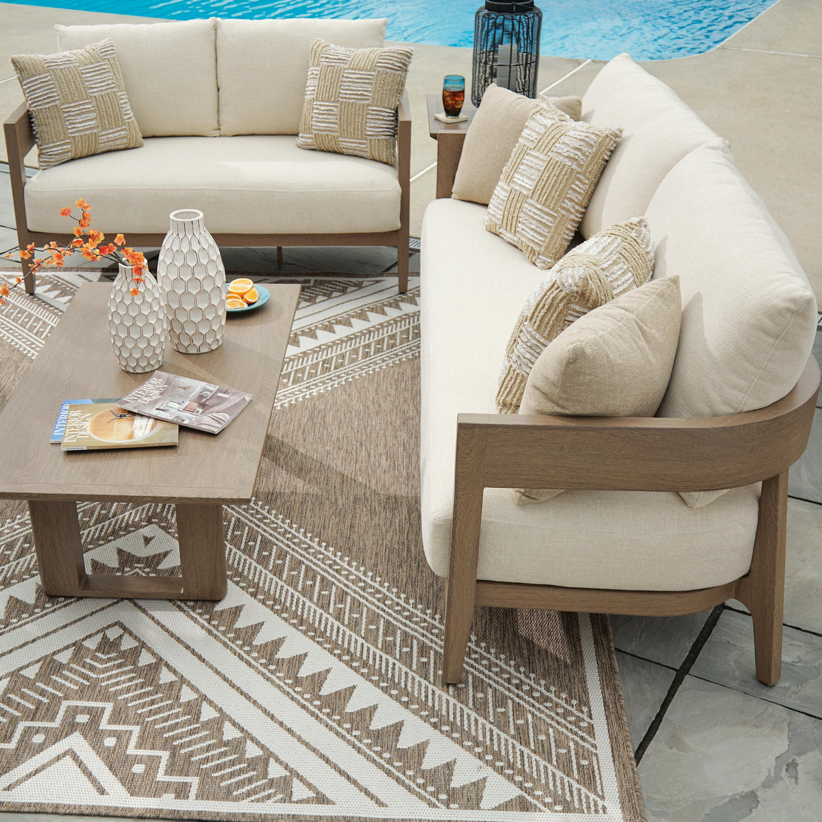 Pemberton Outdoor Sofa with Cushion