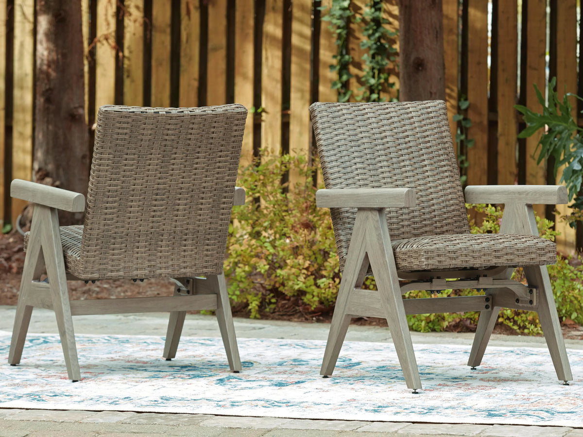 Marlowe Point Outdoor Rocking Arm Chair (Set of 2)