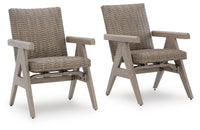 Harlow Bay Outdoor Rocking Arm Chair (Set of 2)