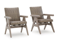 Harlow Bay Outdoor Rocking Arm Chair (Set of 2)