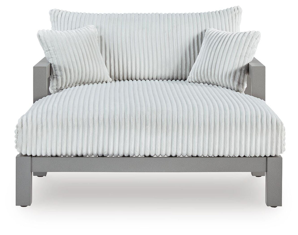 Amoretta Outdoor Chaise Lounge with Cushion